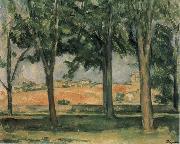 Paul Cezanne Chestnut Trees at Jas de Bouffan Germany oil painting artist